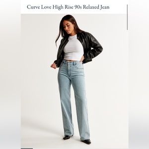 Abercrombie & Fitch 90’s Relaxed Jeans CURVE LOVE